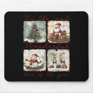 It's The Most Wonderful Time Of The Year Merry Chr Mouse Pad