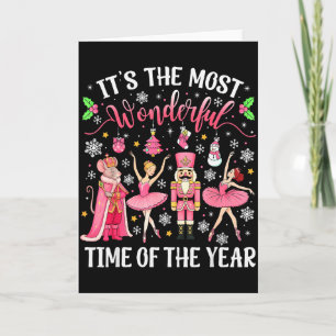 Its The Most Wonderful Time Of The Year Nutcracker Card