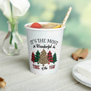 It's The Most Wonderful Time Of The Year Paper Cups