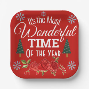 It's The Most Wonderful Time of the Year   Paper Plate