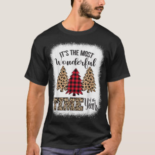 Its The Most Wonderful Time Of The Year Plaid Tree T-Shirt