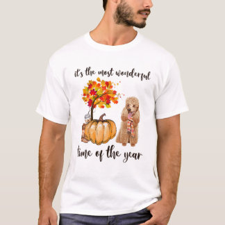 It's The Most Wonderful Time Of The Year Poodle T-Shirt