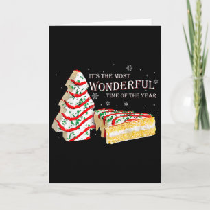 Its The Most Wonderful Time Of The Year Snack Cake Card