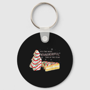 Its The Most Wonderful Time Of The Year Snack Cake Key Ring