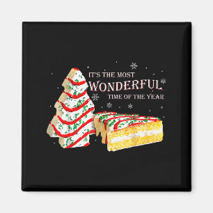 Its The Most Wonderful Time Of The Year Snack Cake Magnet