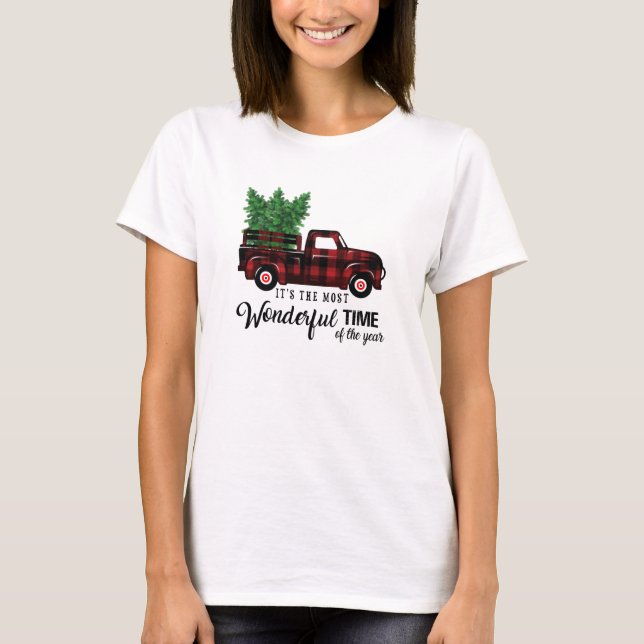 It's The Most Wonderful Time of The Year Truck T-Shirt (Front)