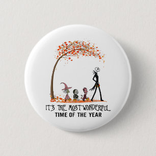 Its The Most Wonderful Time of The Year Witch Hall 6 Cm Round Badge