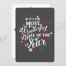 It's The Most Wonderful Time Of Year Card