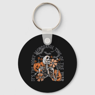 It's The Most Wonderful's Halloween Time Of The Ye Key Ring