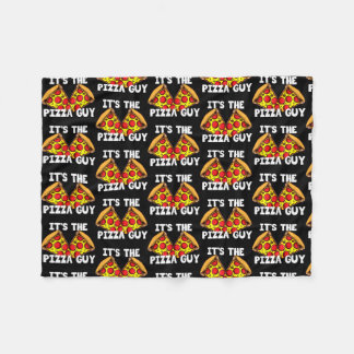 It's The Pizza Guy Pizza Heart  Fleece Blanket