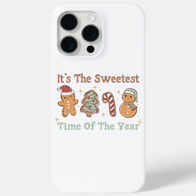 It's The Sweetest Time Of The Year Cute Funny Xmas Case-Mate iPhone Case (Back)