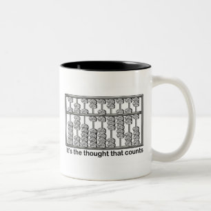 It's the Thought That Counts Two-Tone Coffee Mug