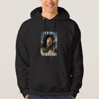 It's The Weekend Funny art Party Humour Ironic Des Hoodie