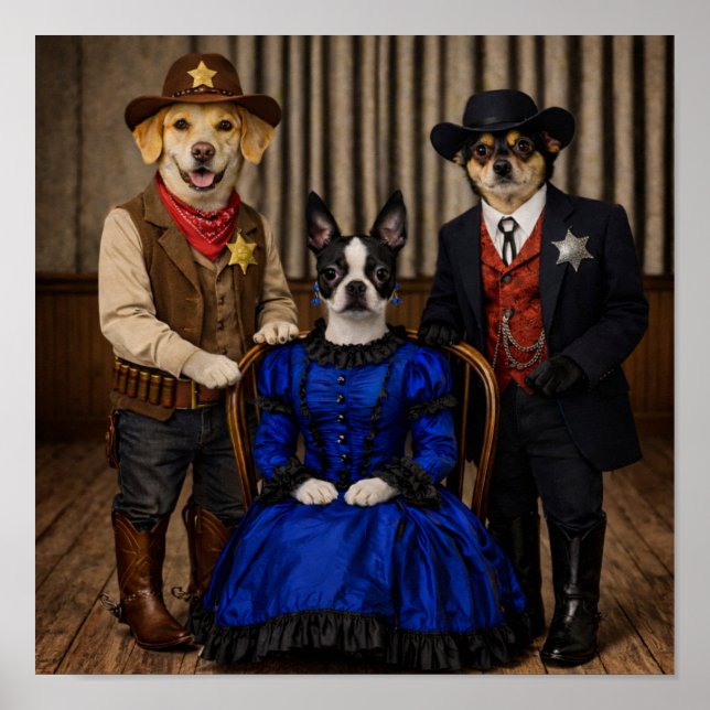 "It's The Wild West" Poster (Front)