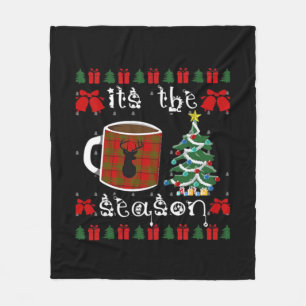 Its The X-Max Season For The Christmas Time Fleece Blanket