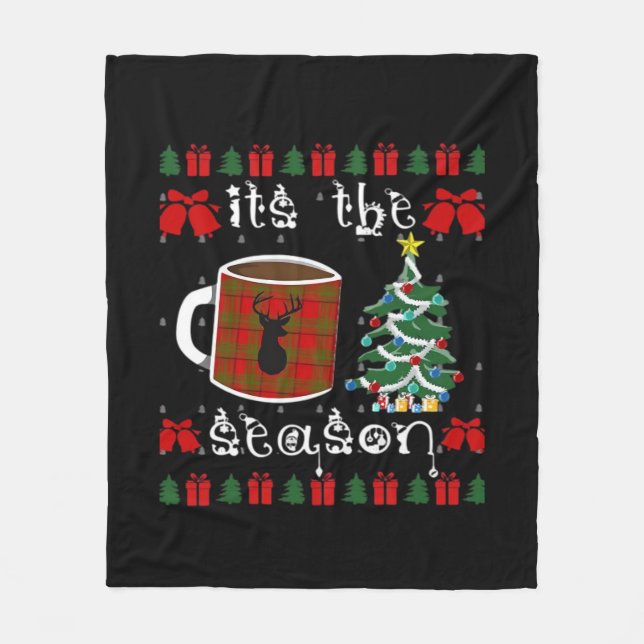 Its The X-Max Season For The Christmas Time Fleece Blanket (Front)