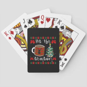 Its The X-Max Season For The Christmas Time Playing Cards