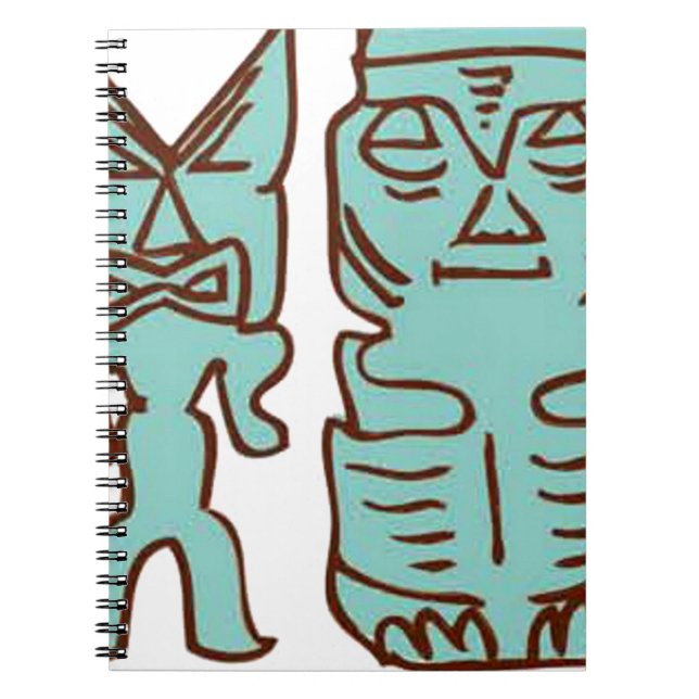 It's Tiki Time! Spiral Notebook (Front)