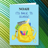 It's Time! Back to School Greeting Card
