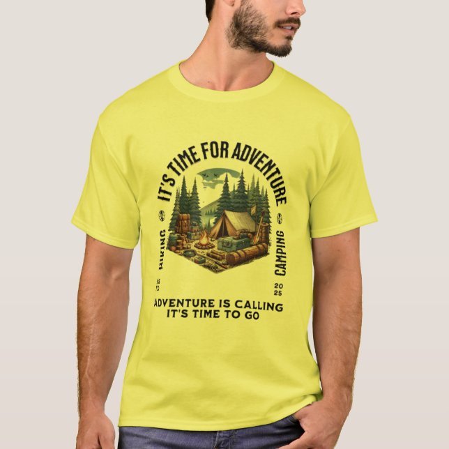 It's Time For Adventure T-Shirt (Front)