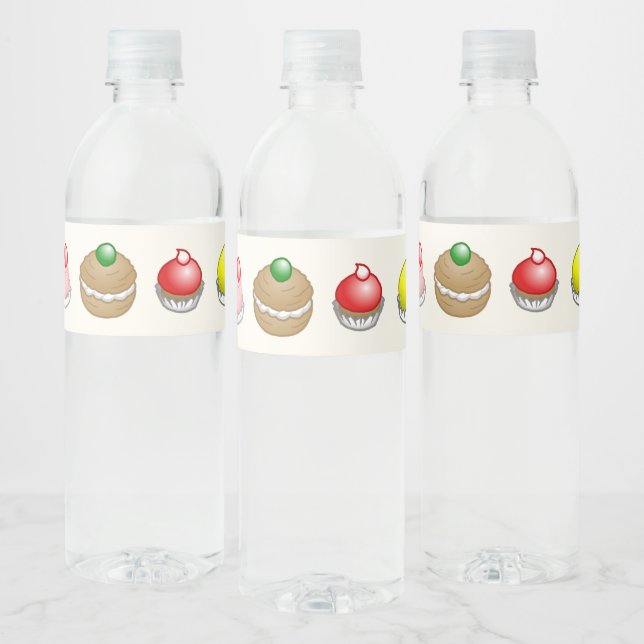 It's time for cakes T-Shirt Water Bottle Label (Bottles)
