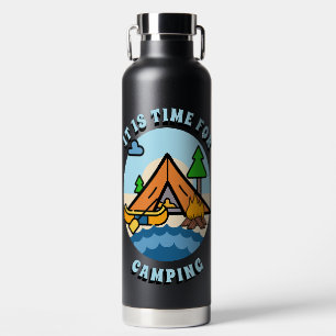 It's Time for Camping Personalised Water Bottle