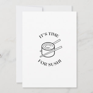 IT'S TIME FOR SUSHI HOLIDAY CARD