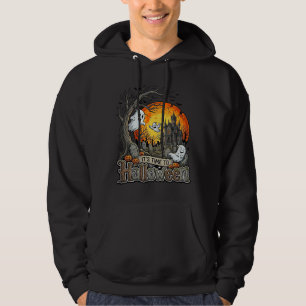 Its Time Halloween Haunted House Graveyard Spooky  Hoodie