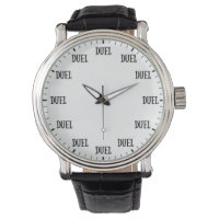 Its Time to Duel Clock - Funny Duelling Hour Clock