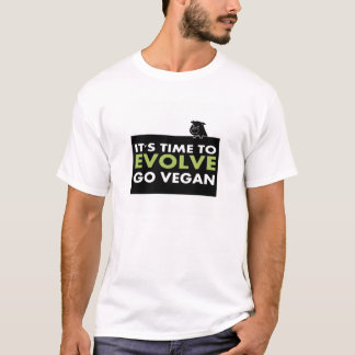 IT'S TIME TO EVOLVE - GO VEGAN tee