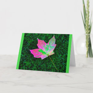 It's Time To Leaf Another Year Behind! Card