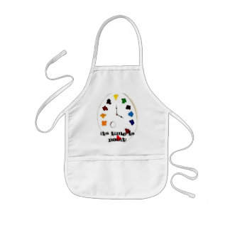 "It's Time to Paint!" Children's Painting Apron
