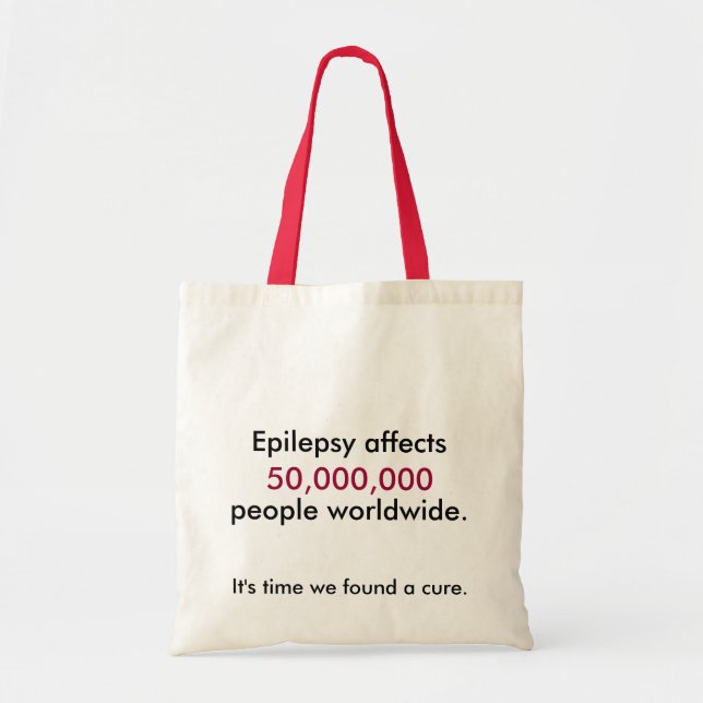 It's time we found a cure. tote bag (Front)