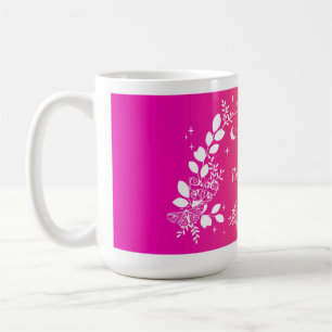 It's Too Nonfictiony Out There Bookish Mug, Pink Coffee Mug