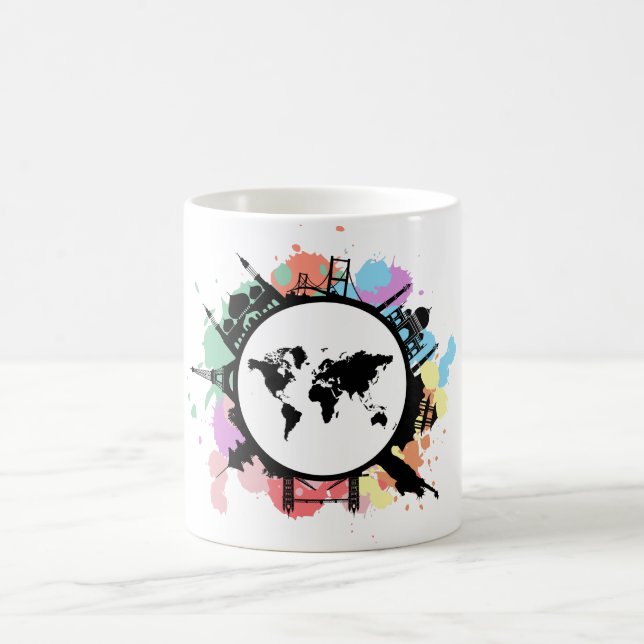 It's travel time coffee mug (Center)