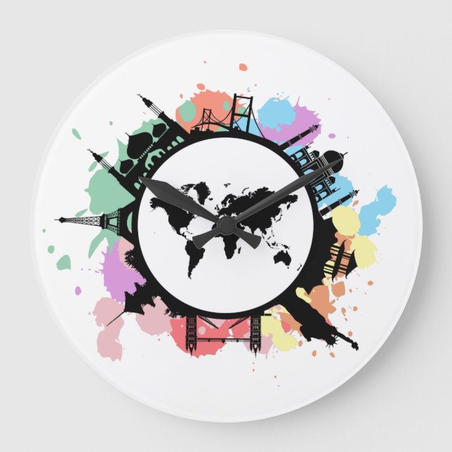 It's travel time large clock (Front)