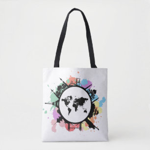 It's travel time tote bag