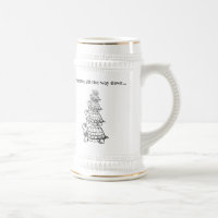 it's turtles all the way down beer stein