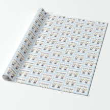 It's Twin Boys Gift Wrap, Twins Baby Shower