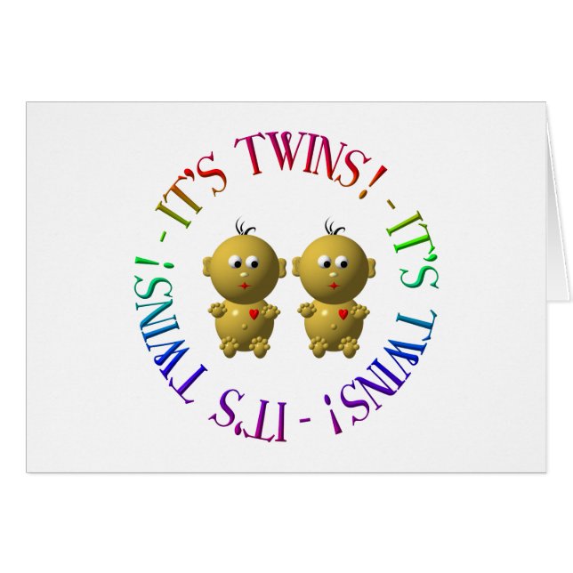 It's twins! (Front Horizontal)