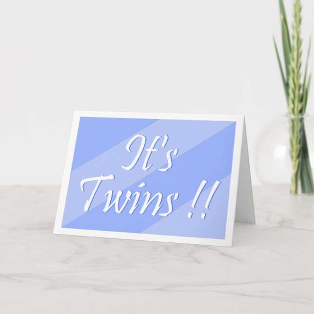 It's Twins !! (Boys) Card (Front)