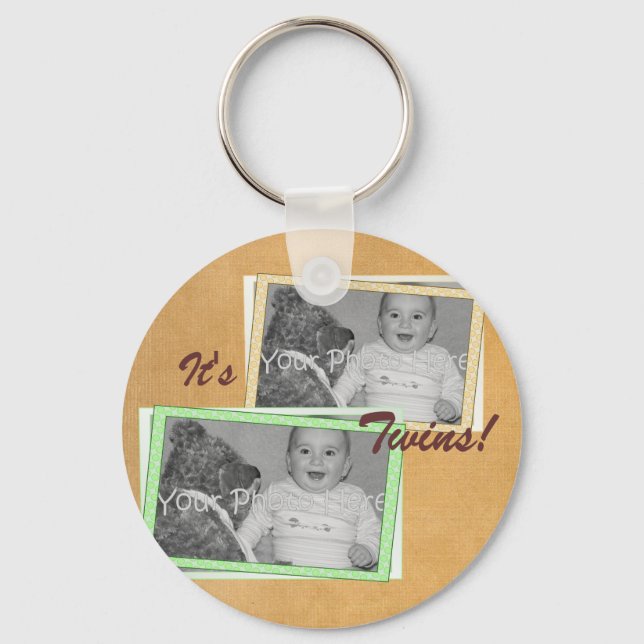 It's twins! Keychain (Front)