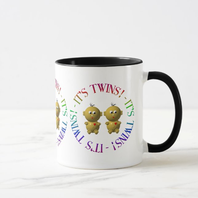 It's twins! mug (Right)