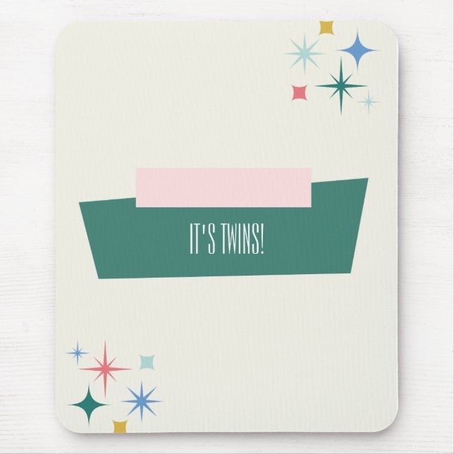 It's Twins Retro Mouse Pad (Front)