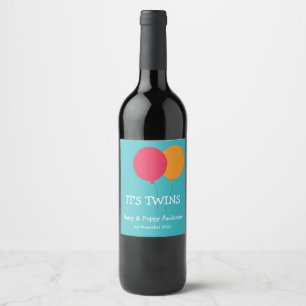 It's Twins Wine Label