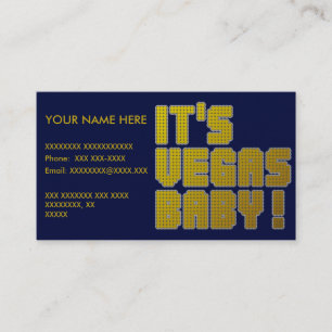 It's Vegas Baby! Business Card