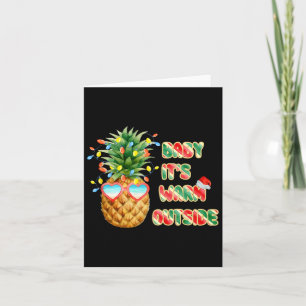 Its Warm Outside Funny Santa Christmas In July Fun Card