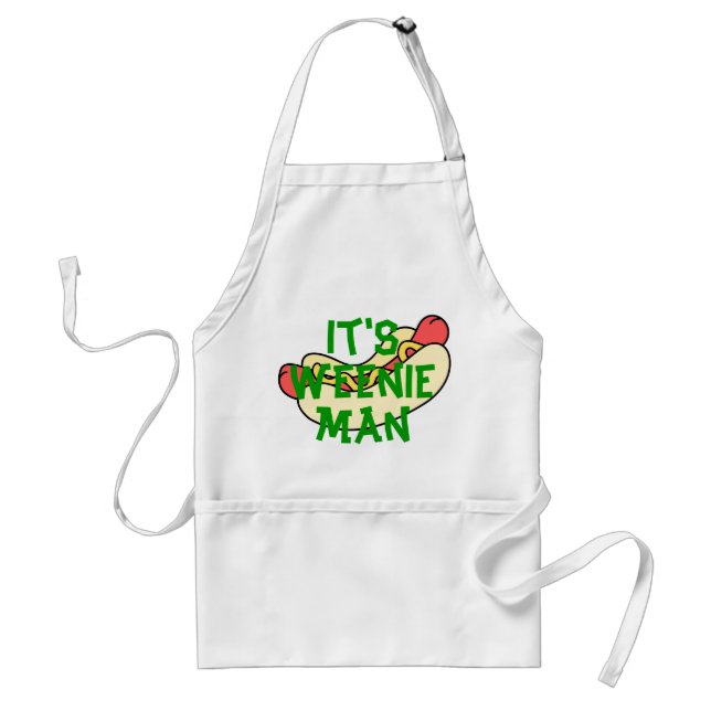 It's Weenie Man! Standard Apron (Front)