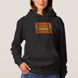 It's Weird Being The Worst Runner On The Team Sarc Hoodie
