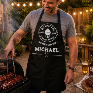 It's What I Do I Smoke Meat & I Know Things Funny Apron